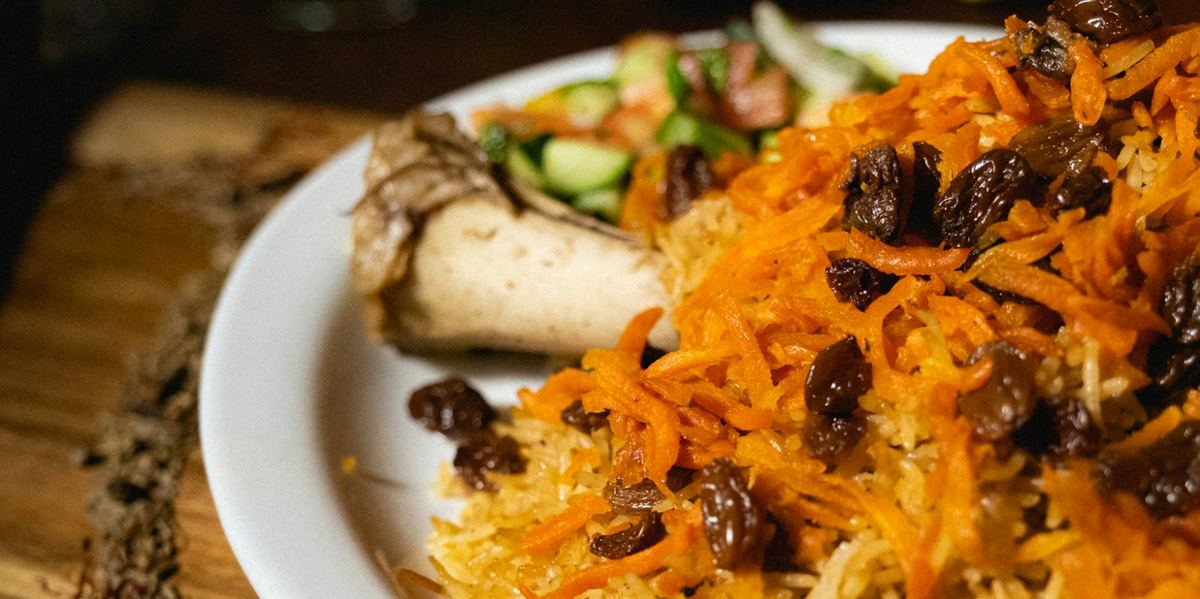 Spiced rice with meat